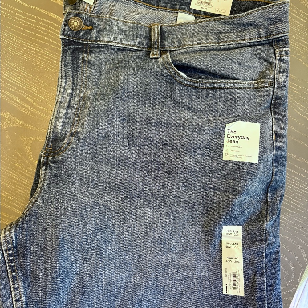 Sonoma Men's Straight Jeans - Classic Blue Big & Tall NWT